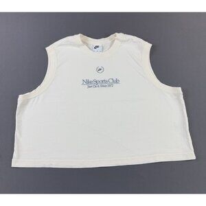 Nike Y2K Sports Club Just Do It Crop Top Sports Gym Yoga 2XL Womens Tank